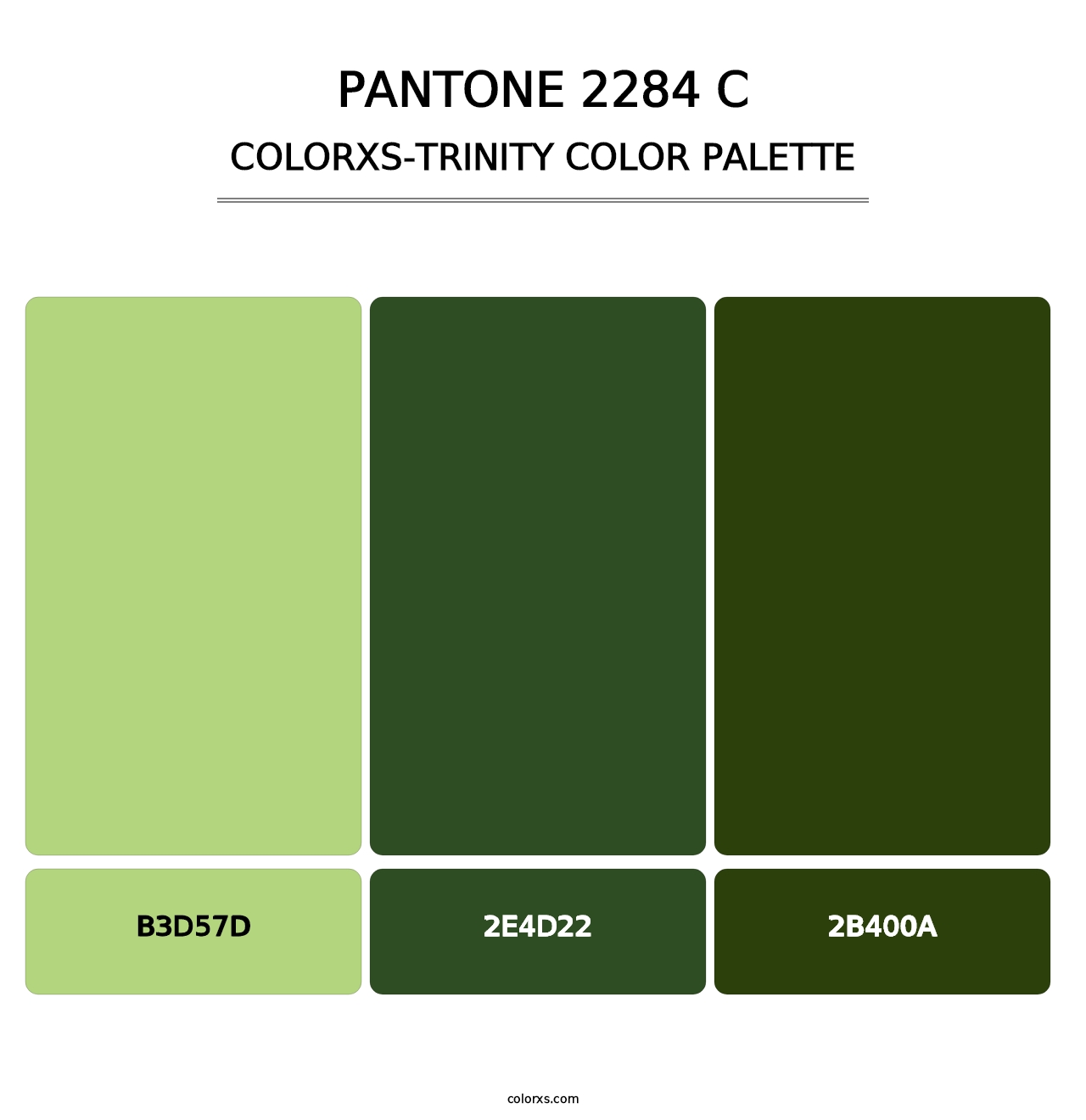 PANTONE 2284 C - Colorxs Trinity Palette
