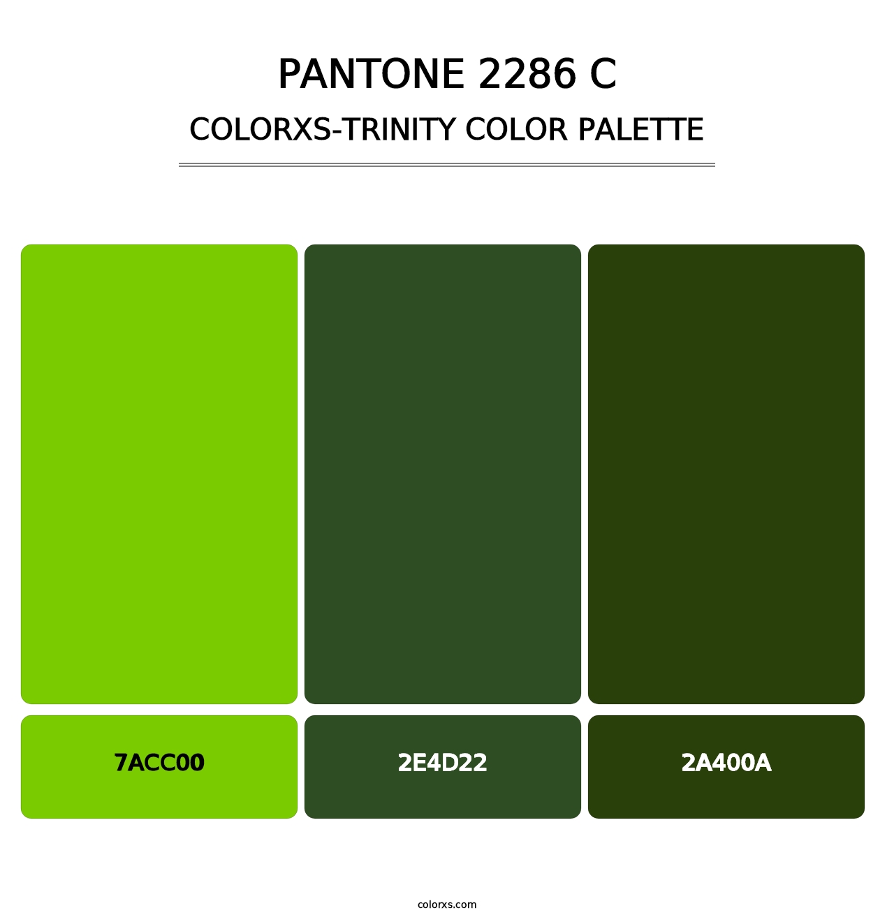 PANTONE 2286 C - Colorxs Trinity Palette