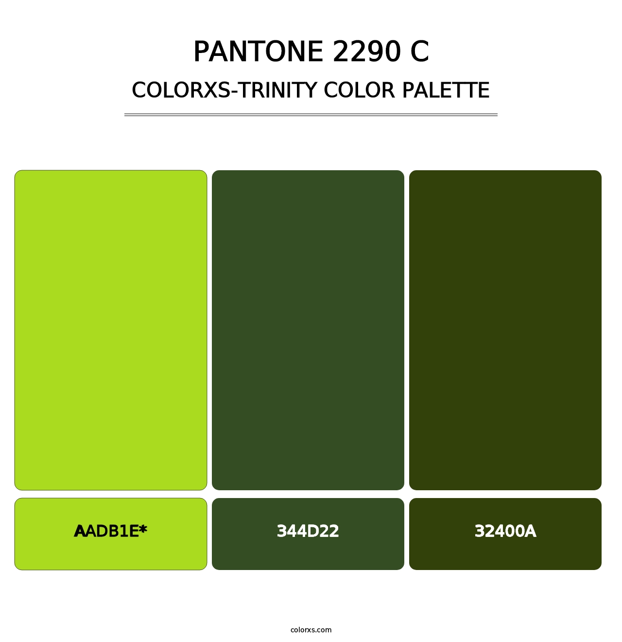 PANTONE 2290 C - Colorxs Trinity Palette