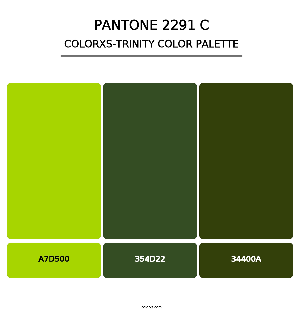 PANTONE 2291 C - Colorxs Trinity Palette