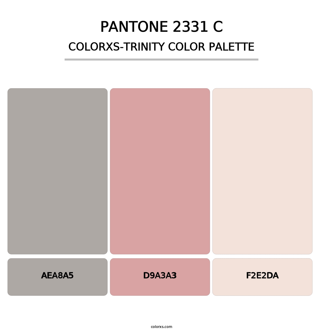 PANTONE 2331 C - Colorxs Trinity Palette