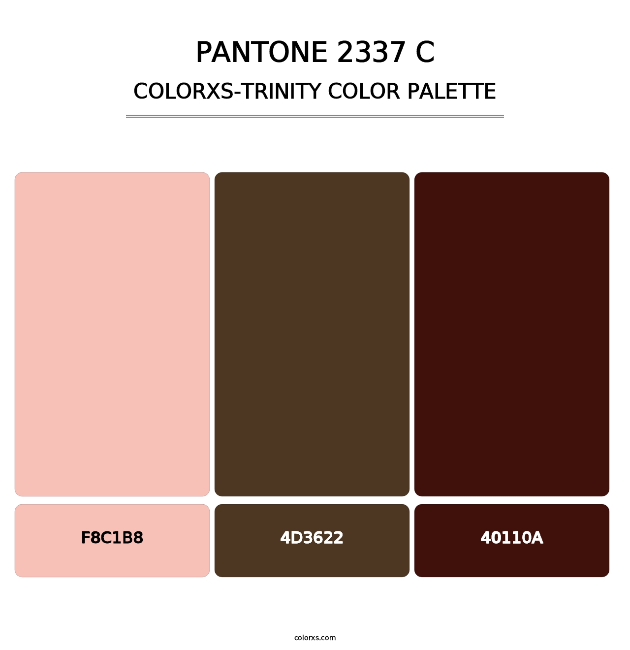 PANTONE 2337 C - Colorxs Trinity Palette