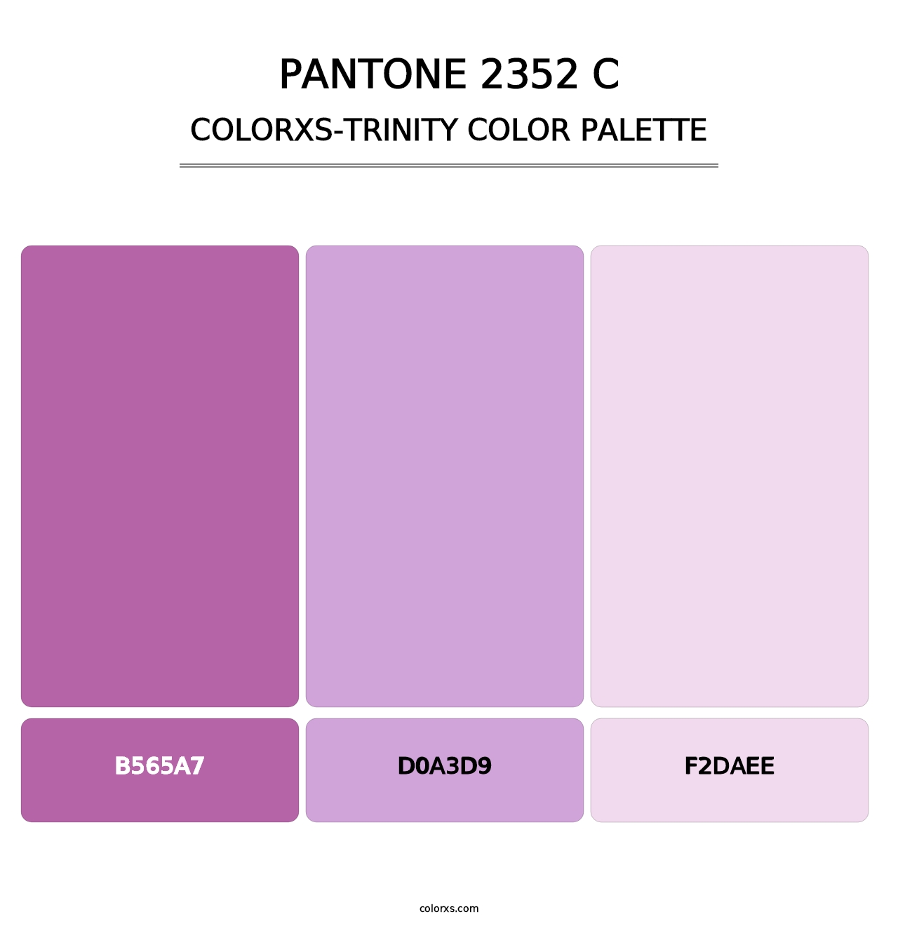PANTONE 2352 C - Colorxs Trinity Palette