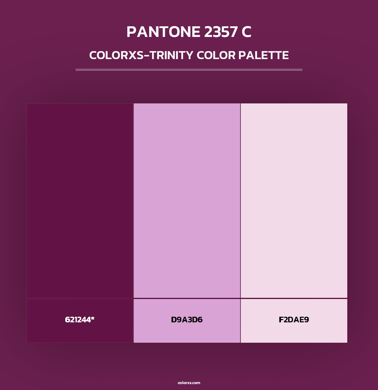 PANTONE 2357 C - Colorxs Trinity Palette