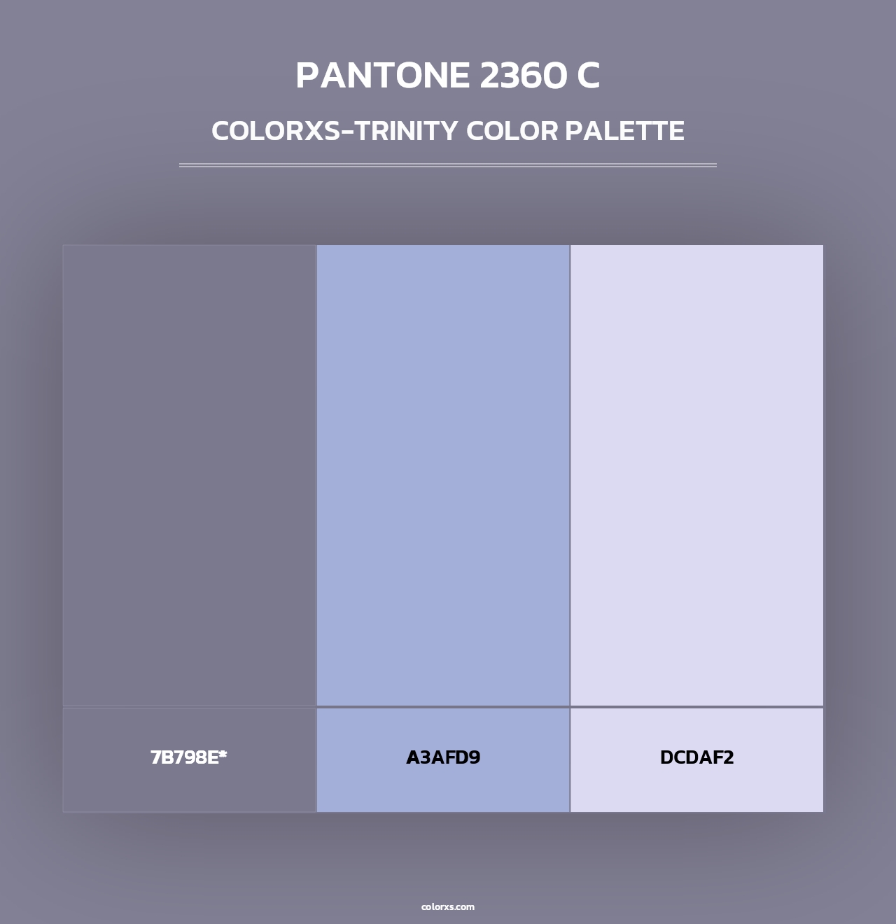 PANTONE 2360 C - Colorxs Trinity Palette