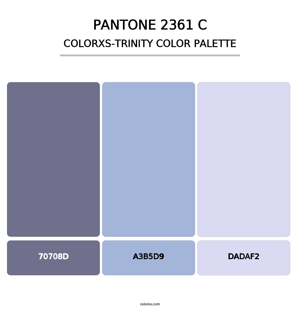 PANTONE 2361 C - Colorxs Trinity Palette