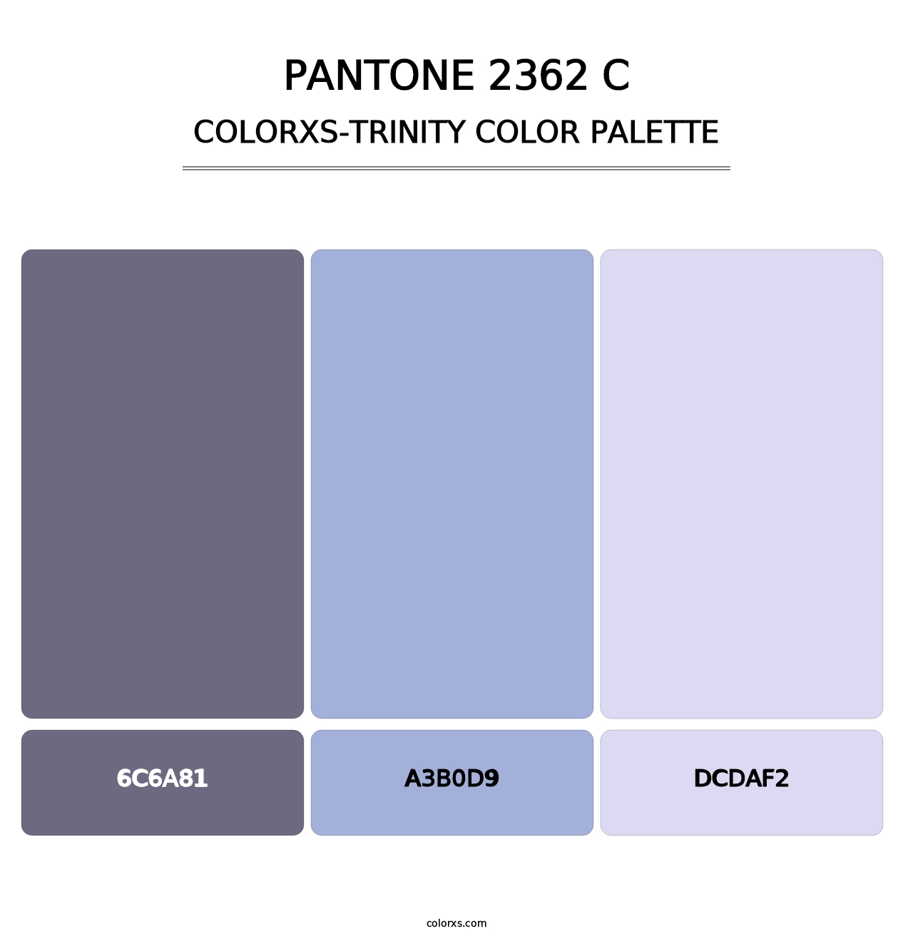 PANTONE 2362 C - Colorxs Trinity Palette