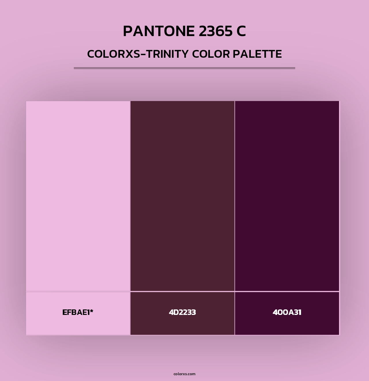 PANTONE 2365 C - Colorxs Trinity Palette