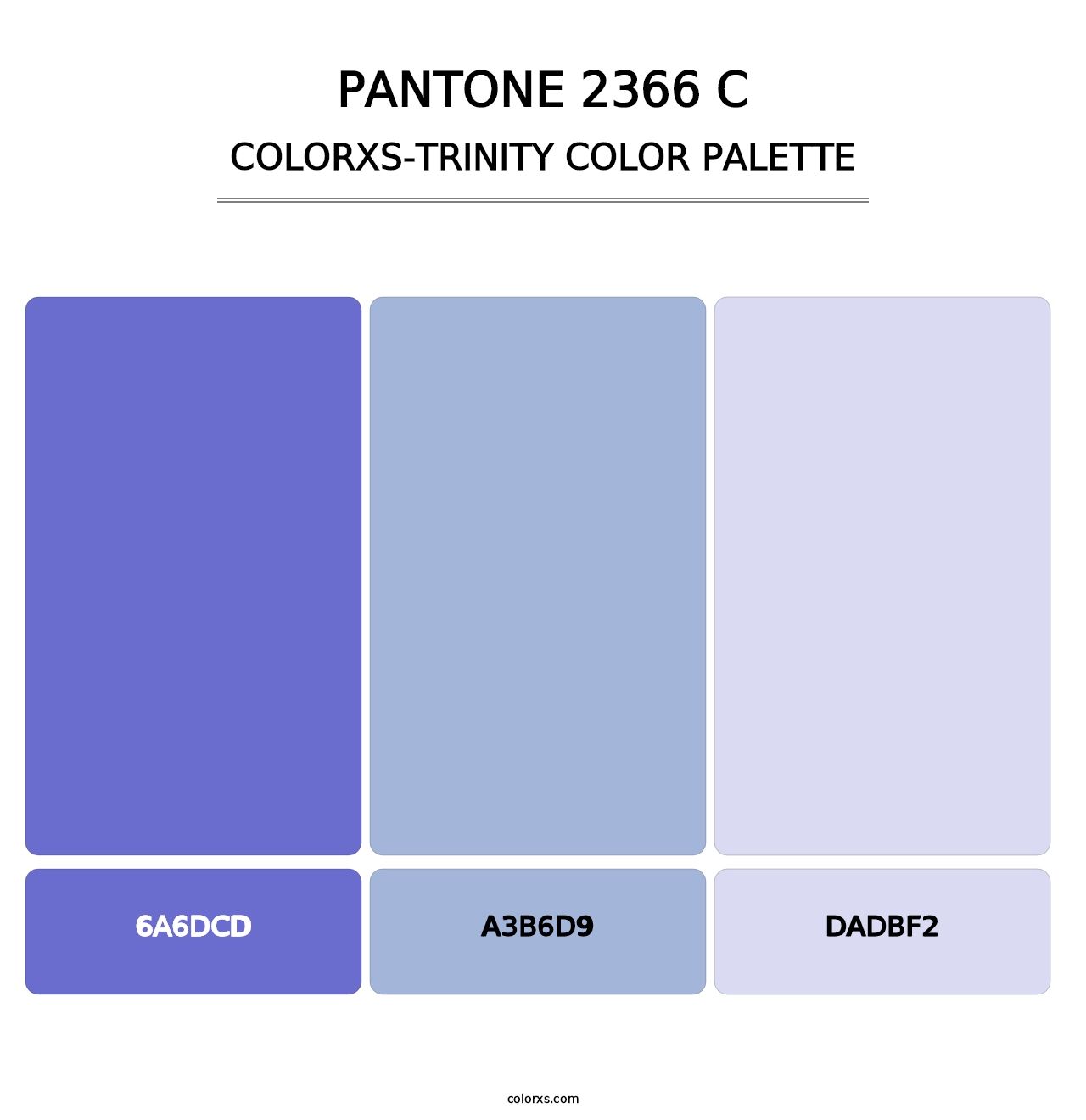 PANTONE 2366 C - Colorxs Trinity Palette