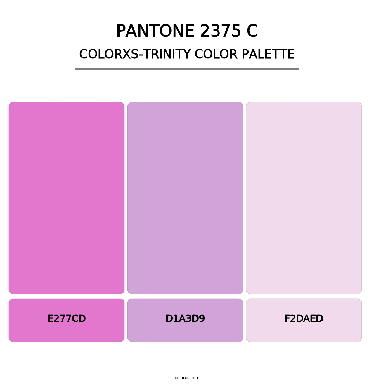 PANTONE 2375 C - Colorxs Trinity Palette