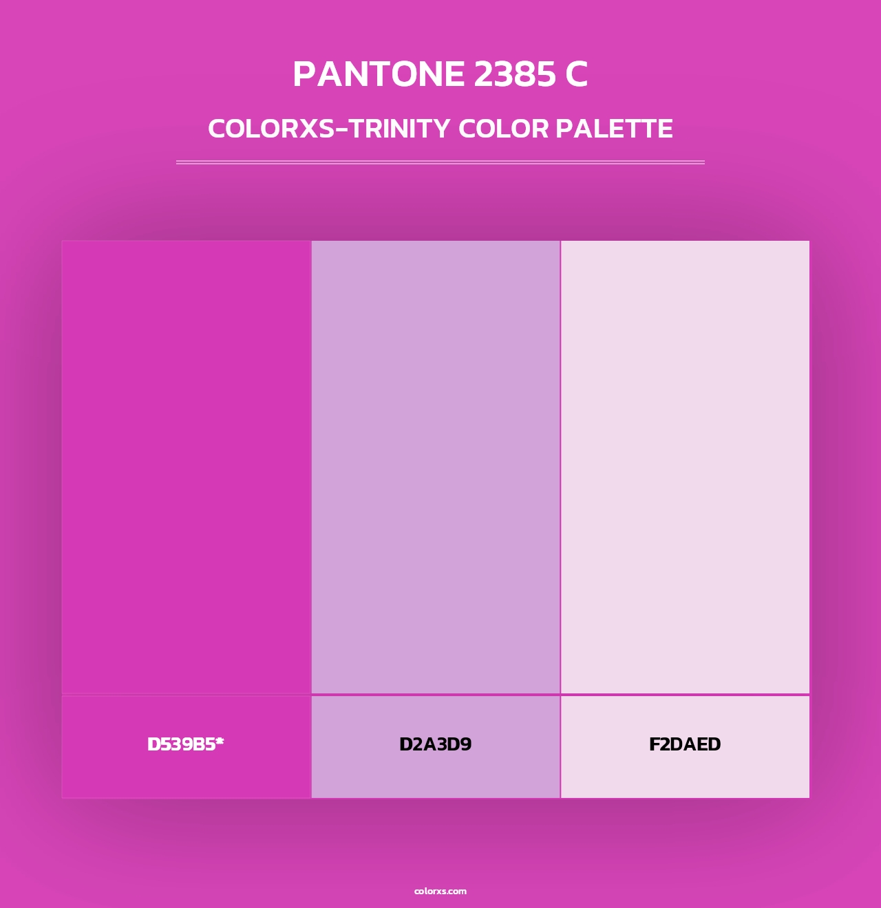 PANTONE 2385 C - Colorxs Trinity Palette