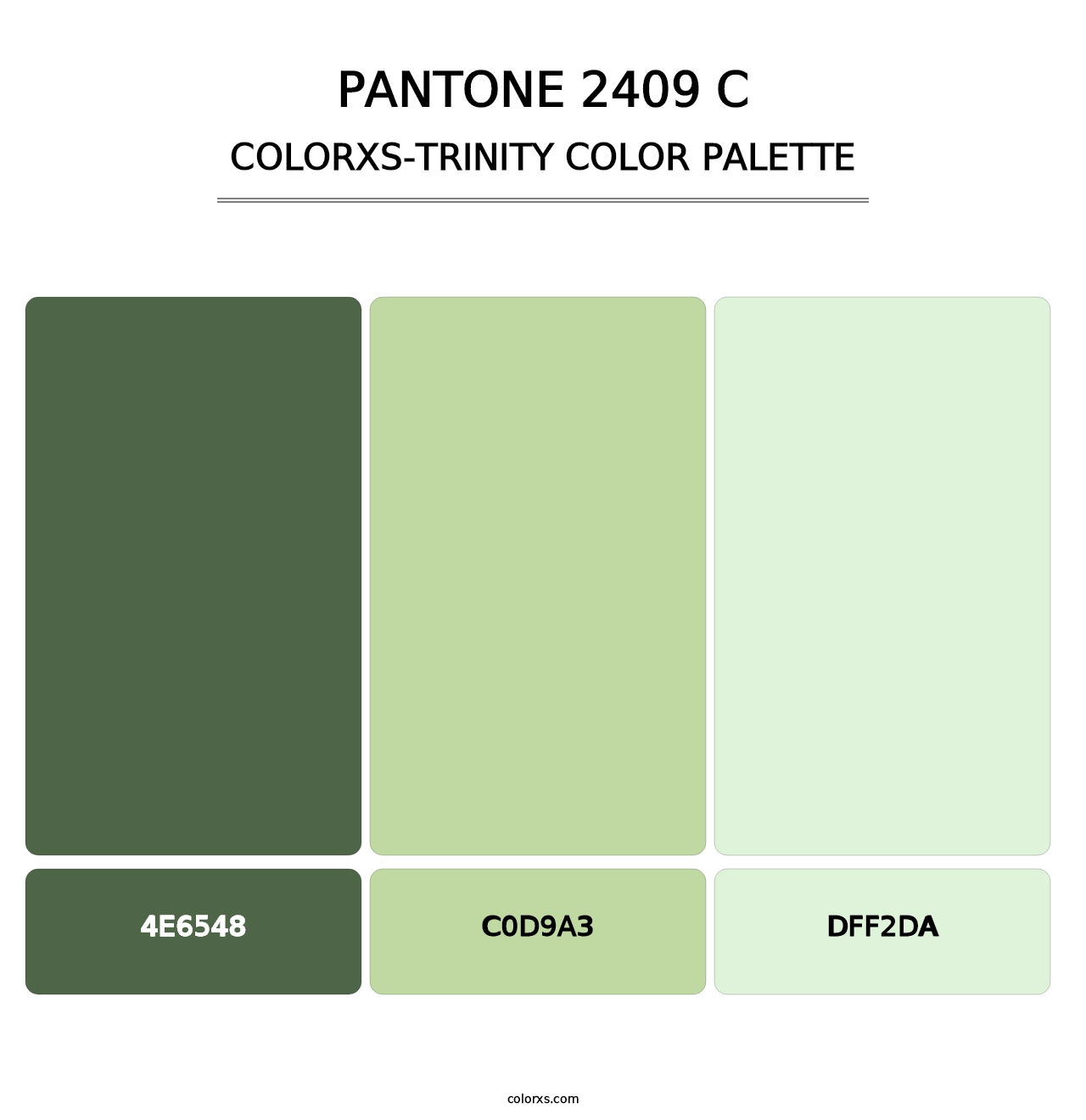 PANTONE 2409 C - Colorxs Trinity Palette