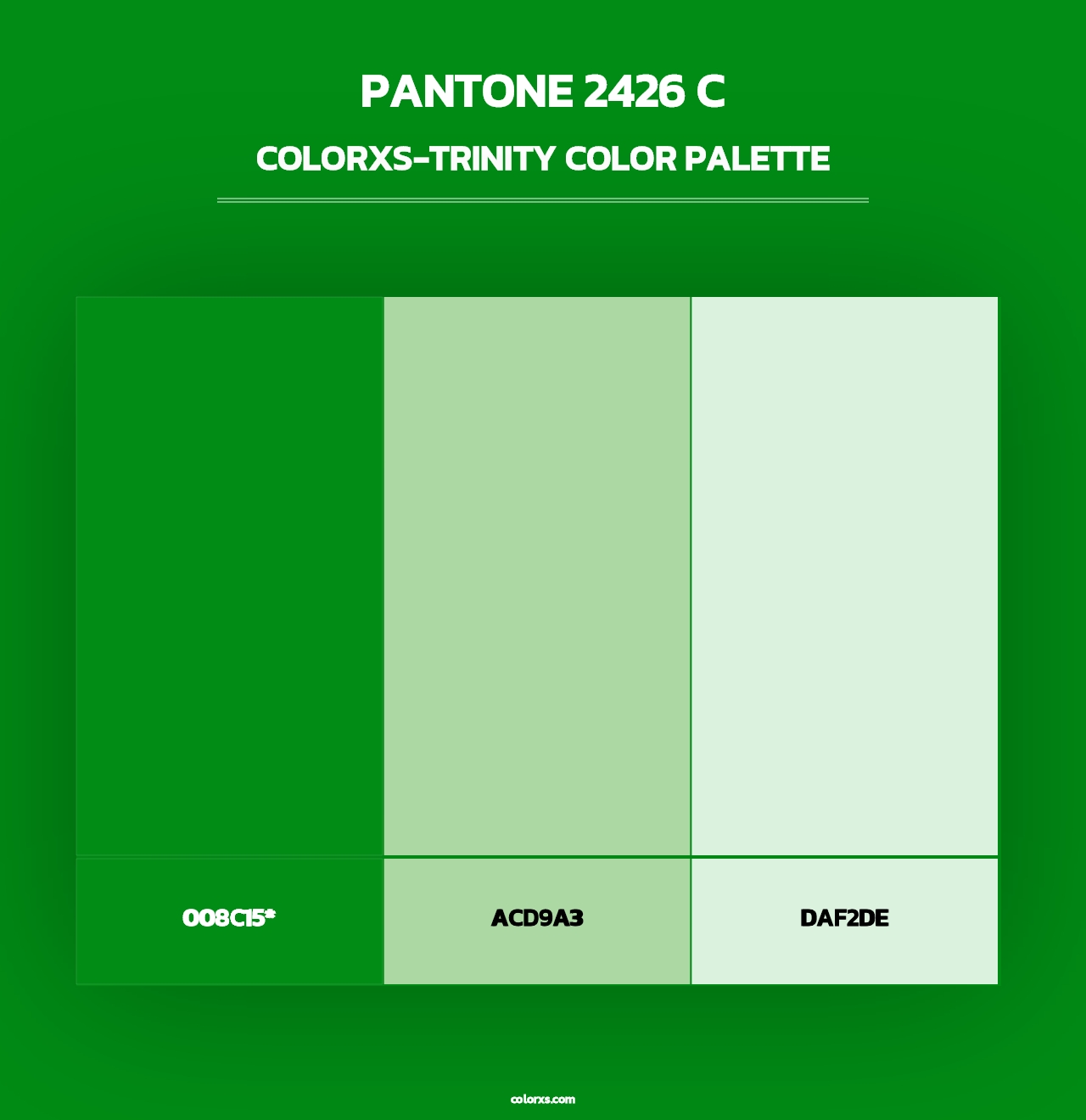 PANTONE 2426 C - Colorxs Trinity Palette