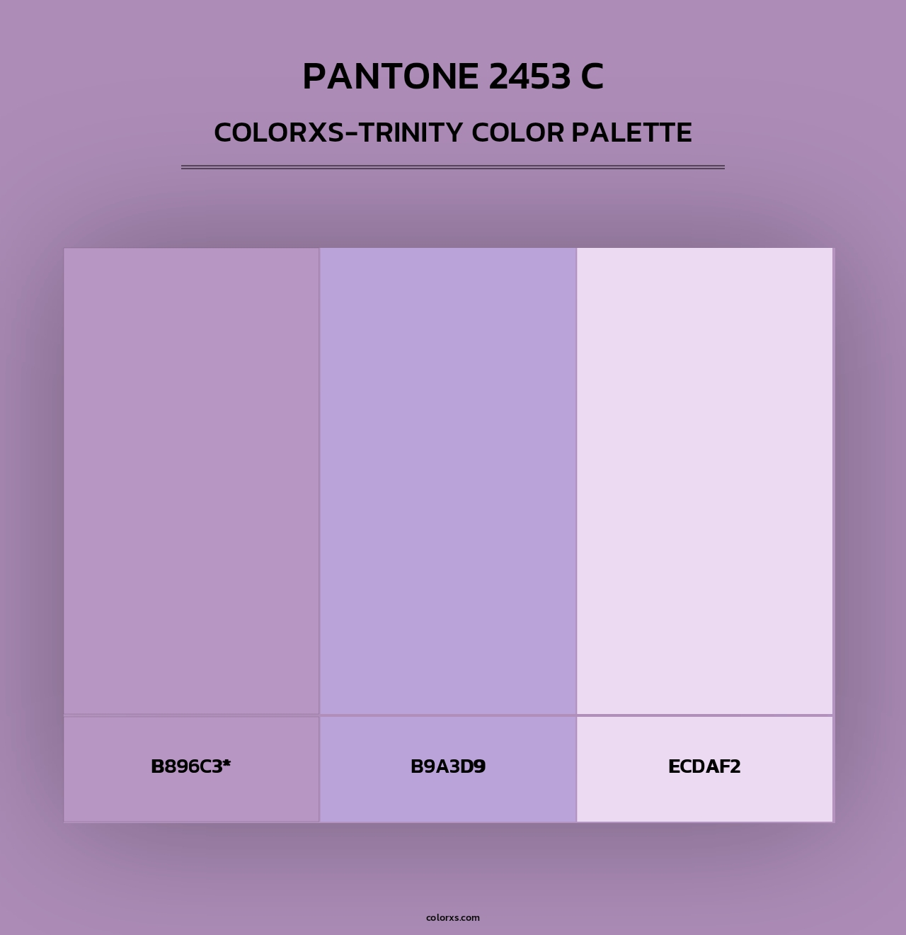 PANTONE 2453 C - Colorxs Trinity Palette