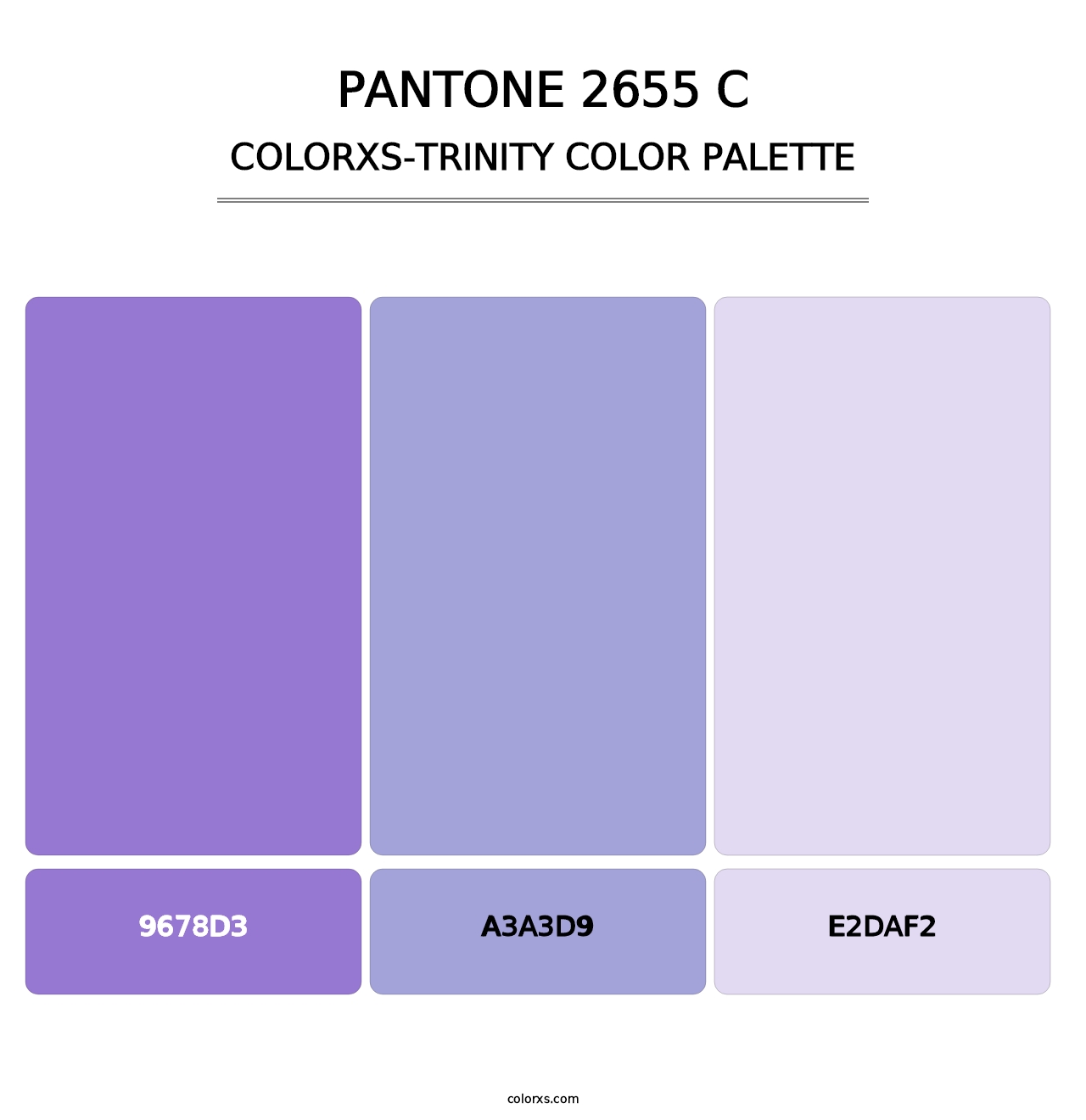 PANTONE 2655 C - Colorxs Trinity Palette