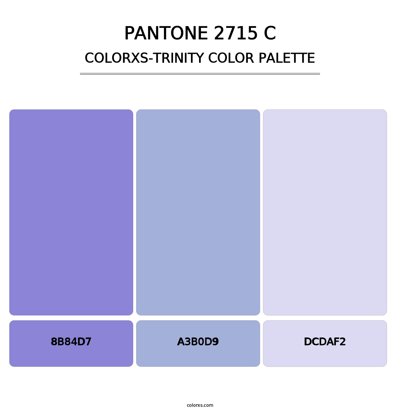 PANTONE 2715 C - Colorxs Trinity Palette