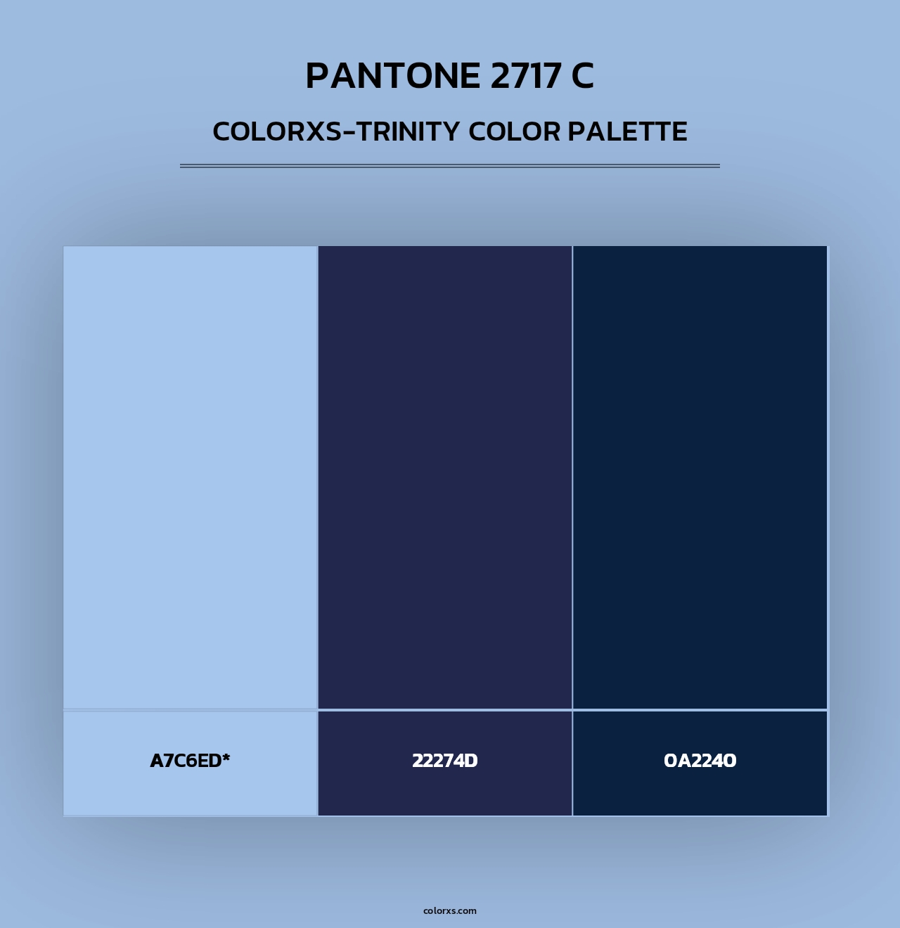 PANTONE 2717 C - Colorxs Trinity Palette