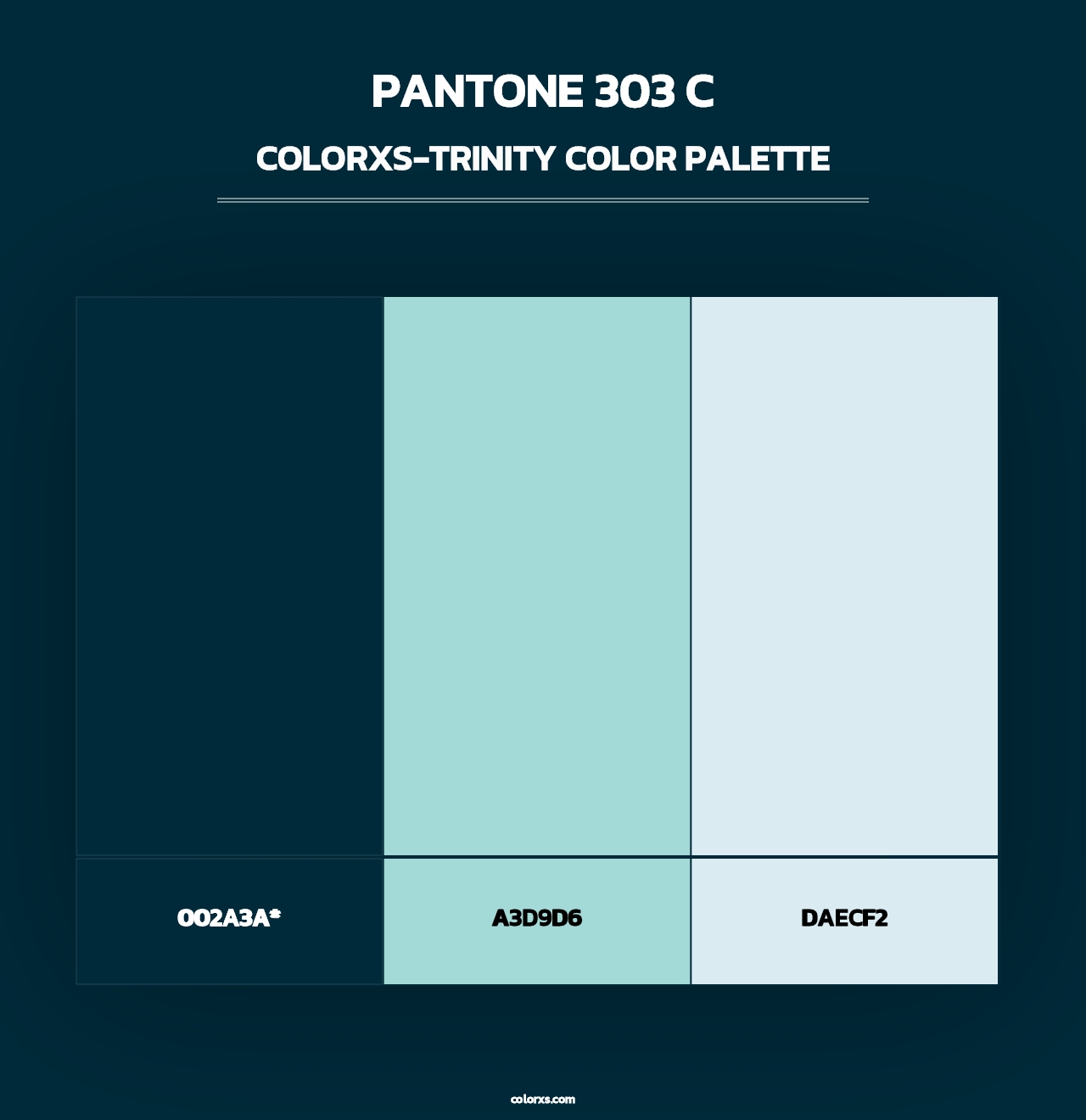 PANTONE 303 C - Colorxs Trinity Palette