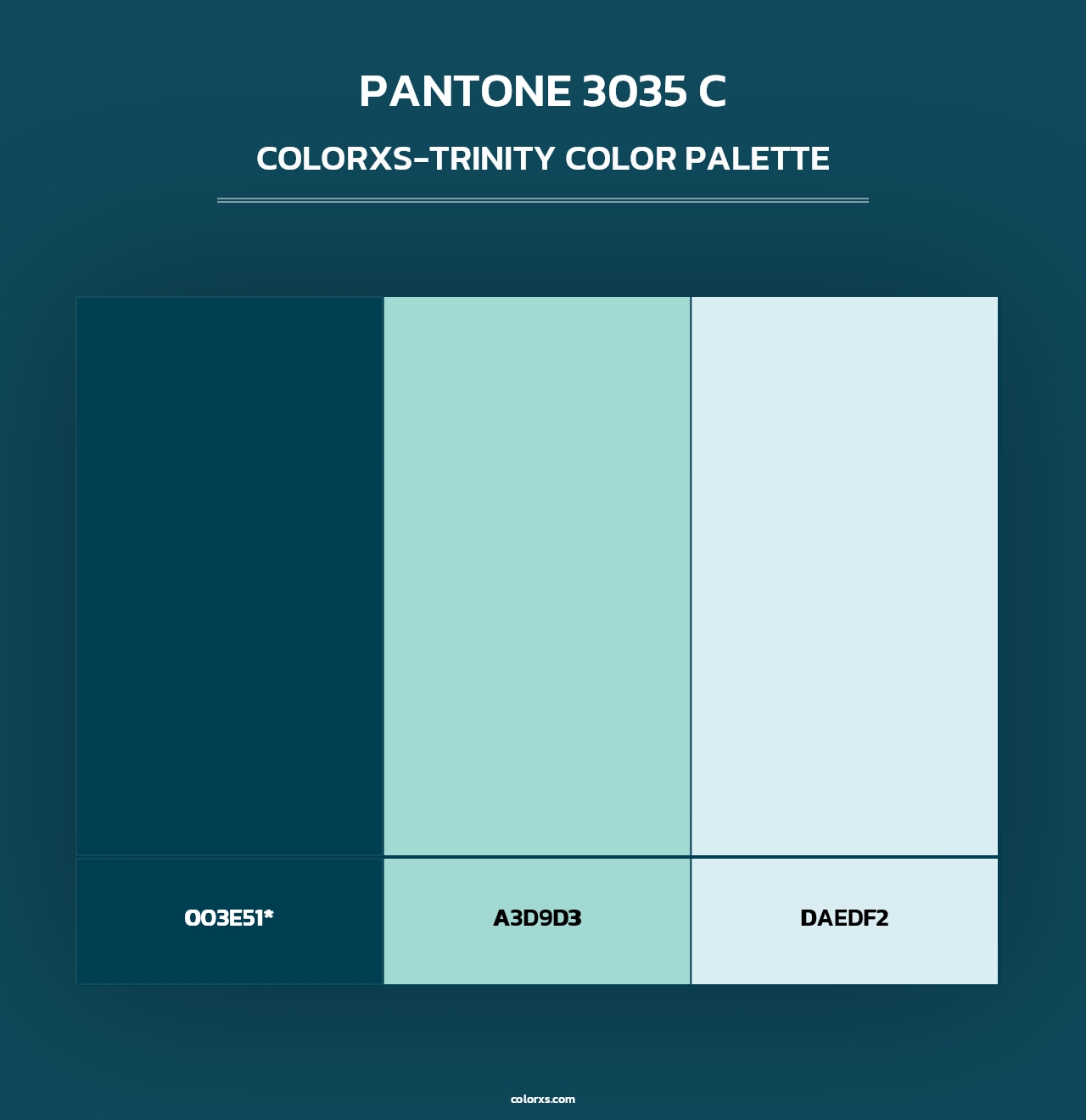 PANTONE 3035 C - Colorxs Trinity Palette