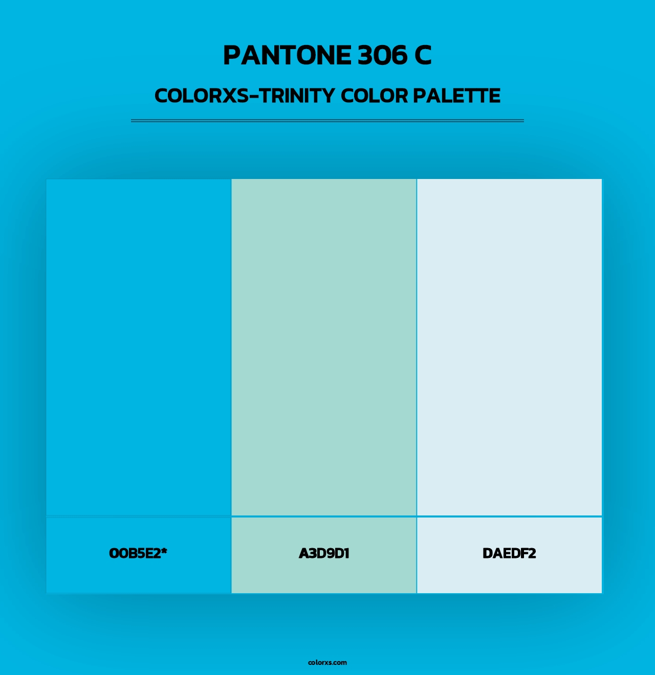 PANTONE 306 C - Colorxs Trinity Palette