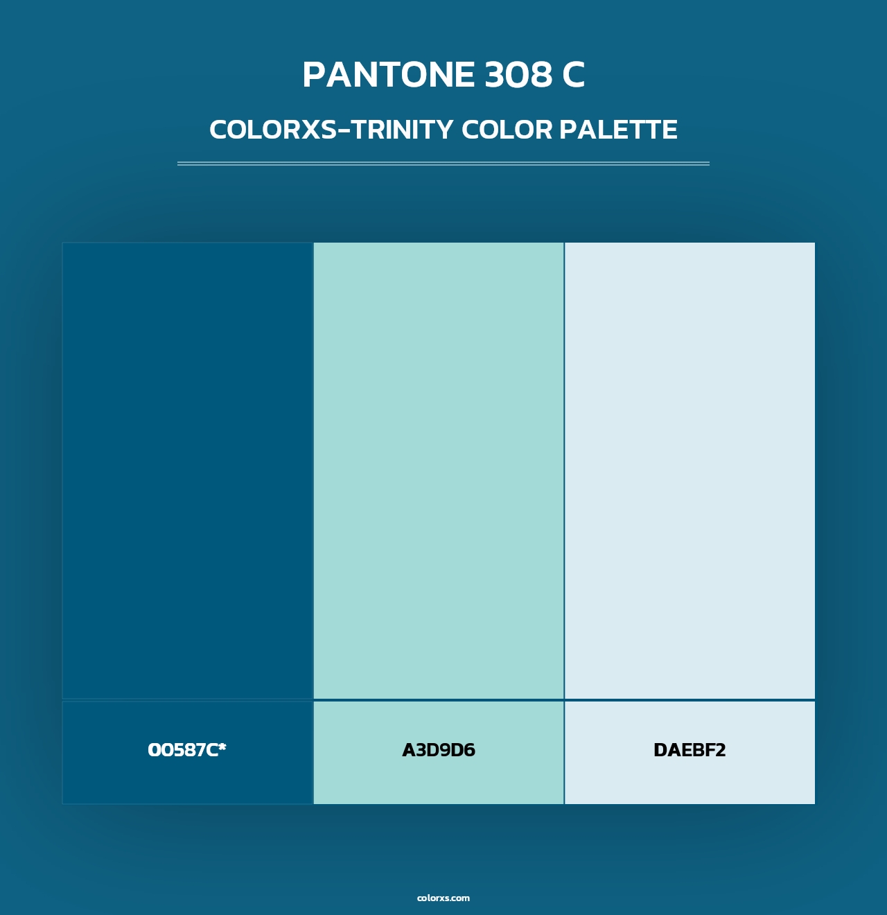 PANTONE 308 C - Colorxs Trinity Palette