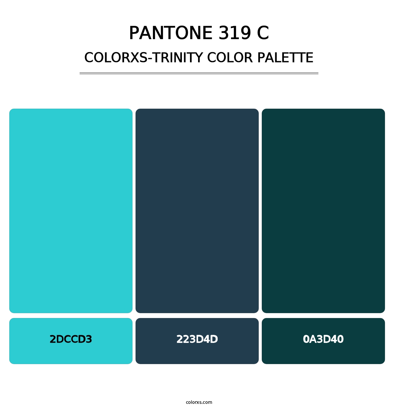 PANTONE 319 C - Colorxs Trinity Palette