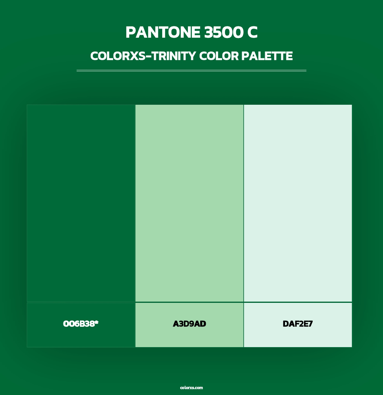 PANTONE 3500 C - Colorxs Trinity Palette