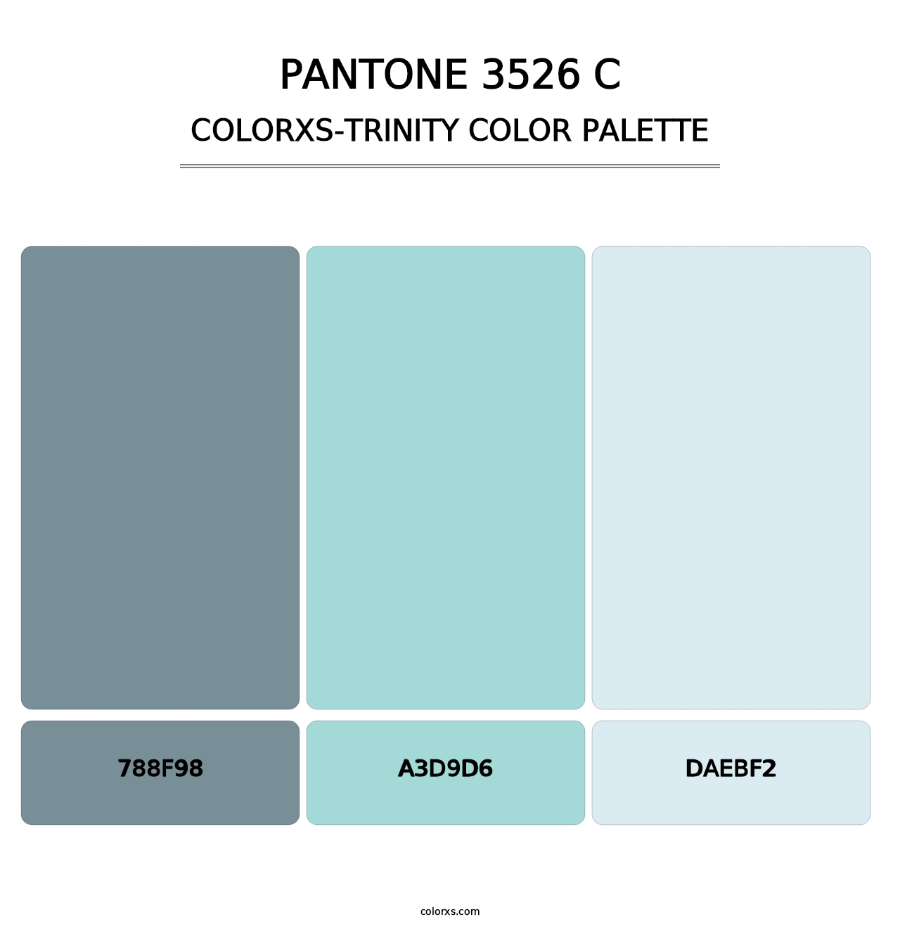 PANTONE 3526 C - Colorxs Trinity Palette