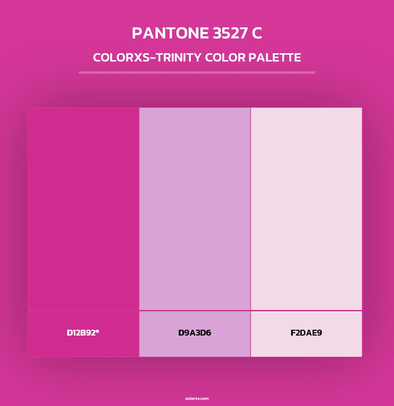 PANTONE 3527 C - Colorxs Trinity Palette