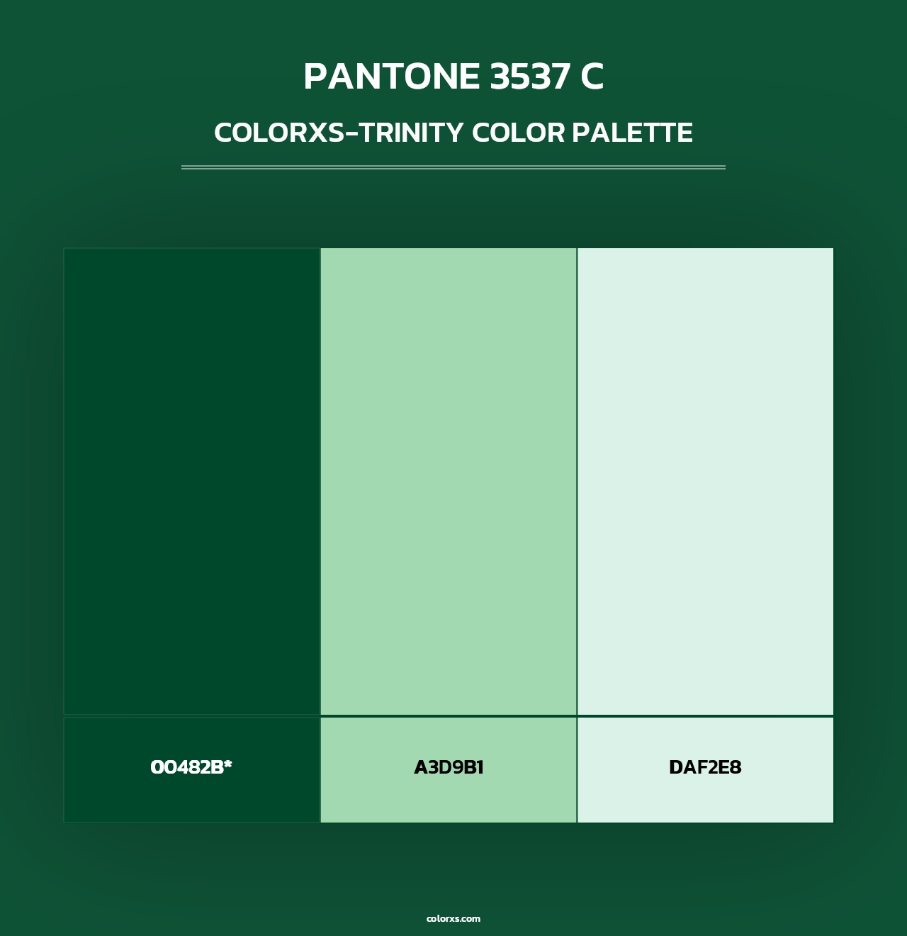 PANTONE 3537 C - Colorxs Trinity Palette