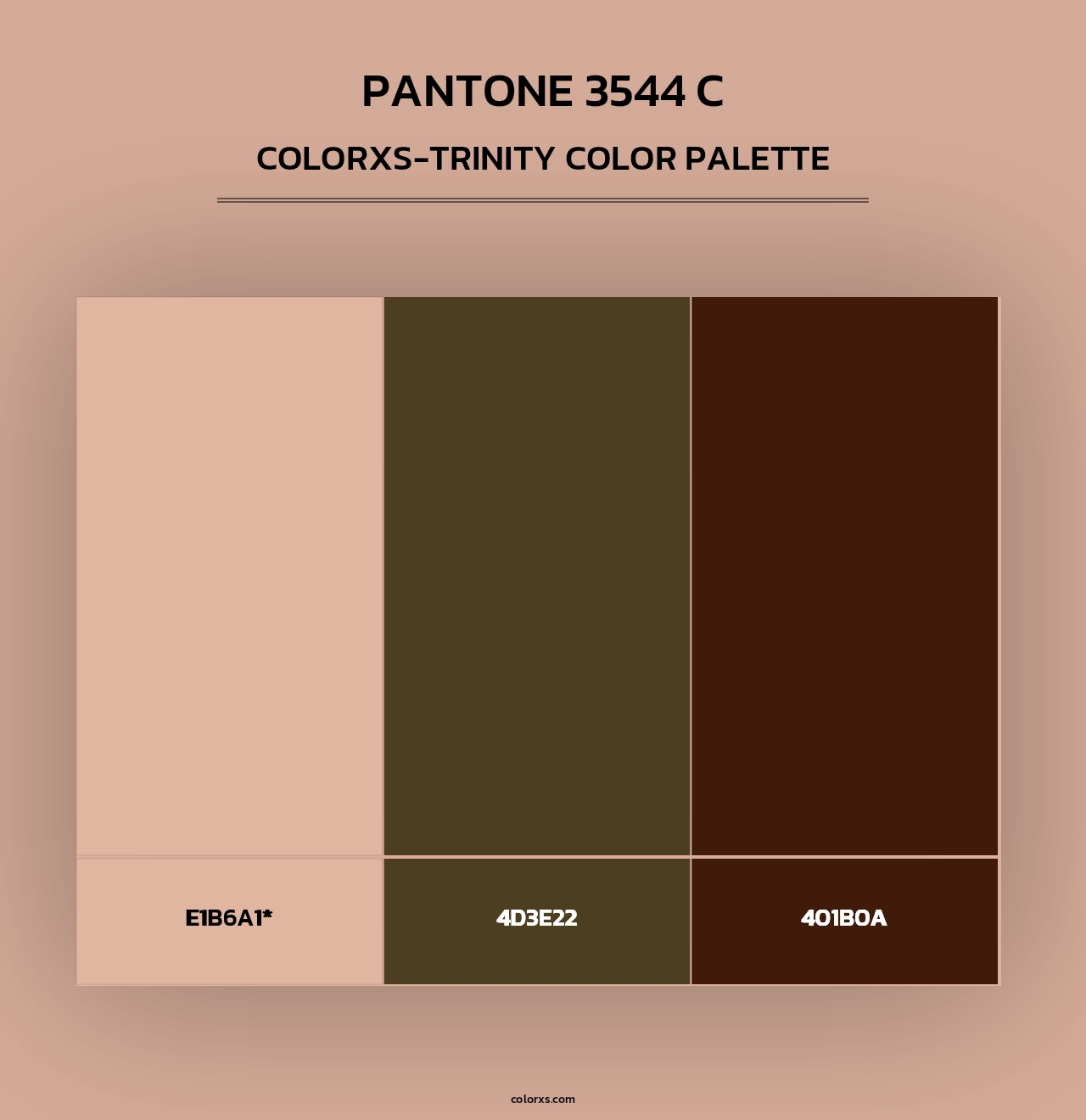 PANTONE 3544 C - Colorxs Trinity Palette