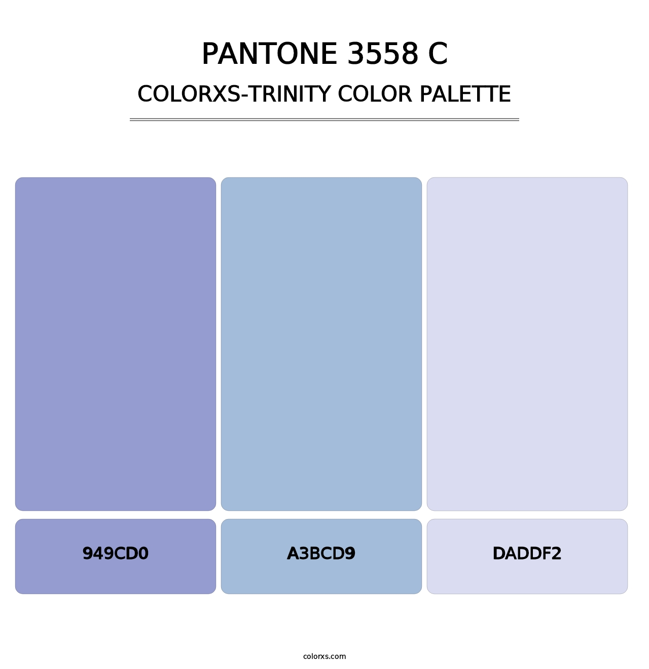 PANTONE 3558 C - Colorxs Trinity Palette
