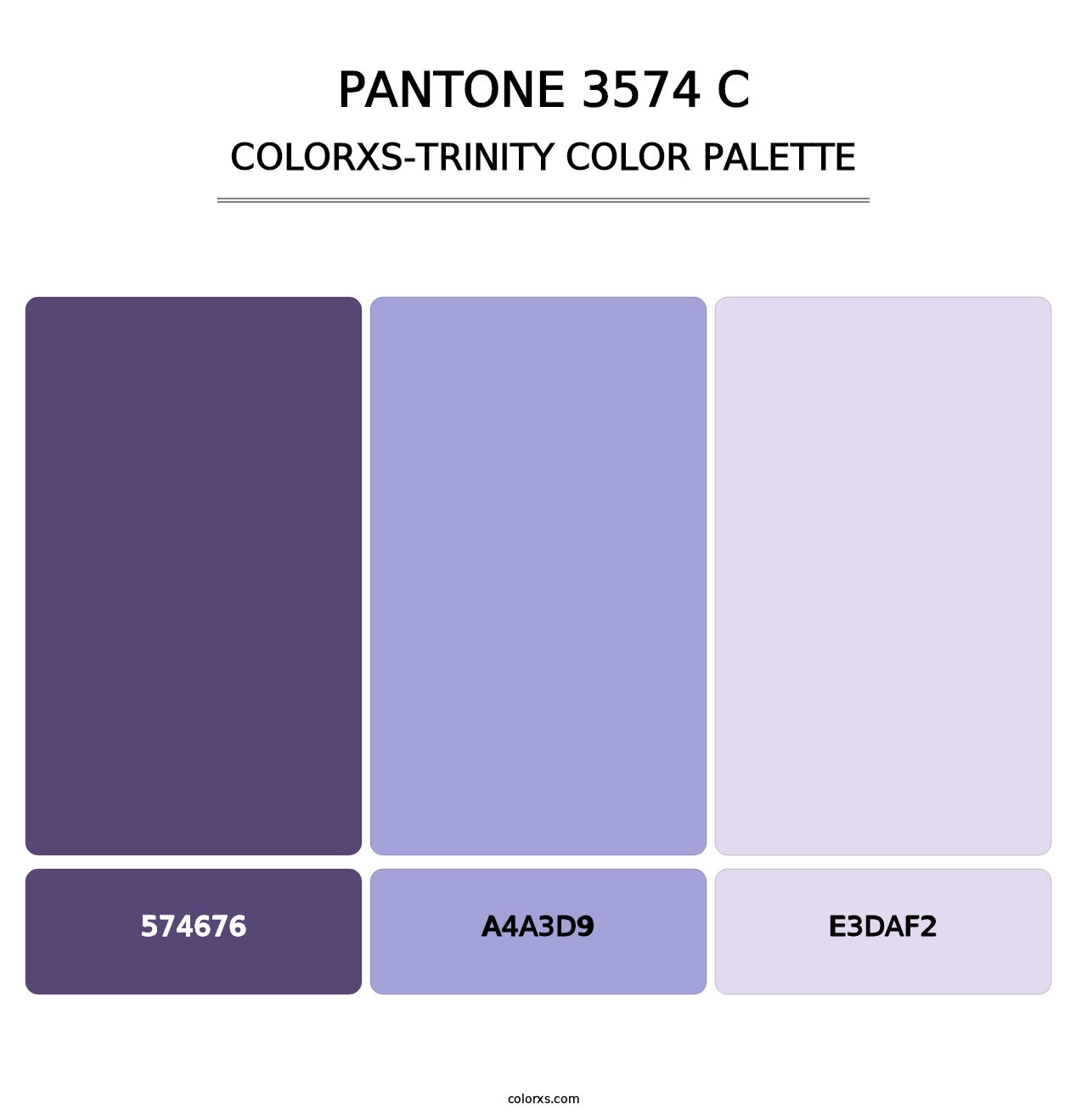 PANTONE 3574 C - Colorxs Trinity Palette