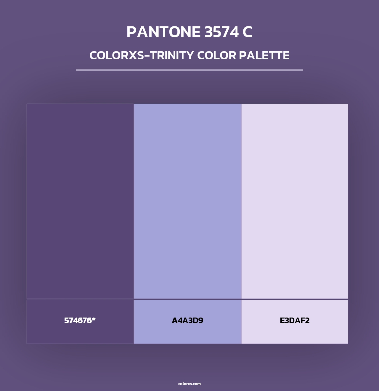 PANTONE 3574 C - Colorxs Trinity Palette