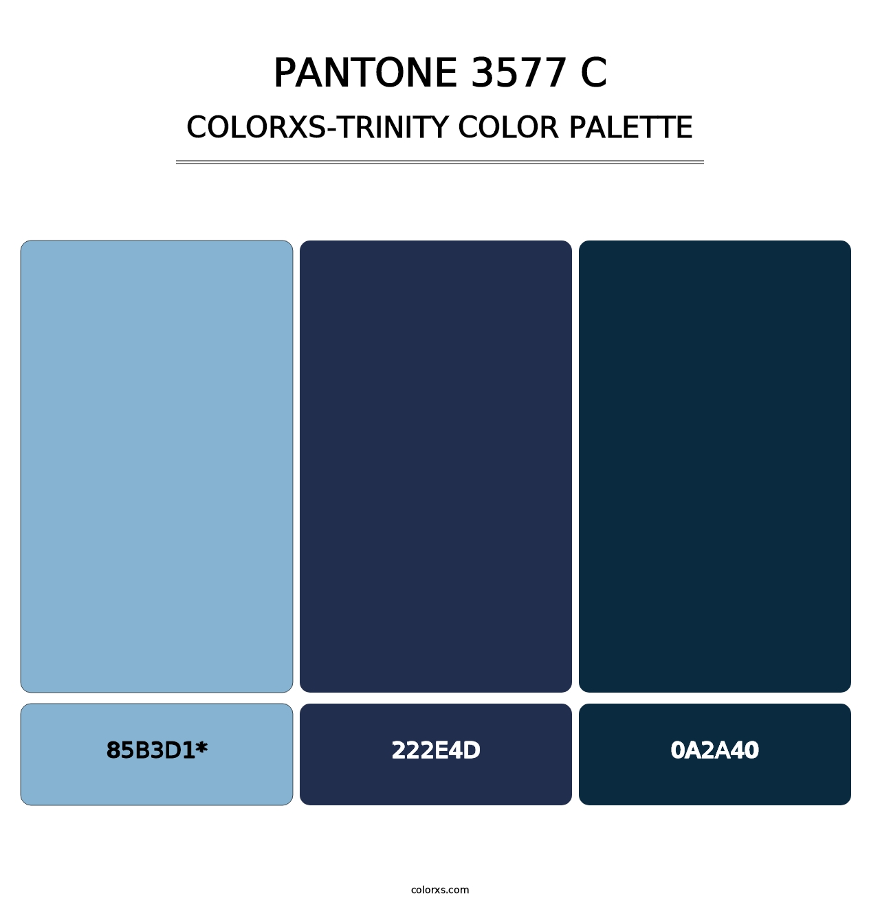 PANTONE 3577 C - Colorxs Trinity Palette