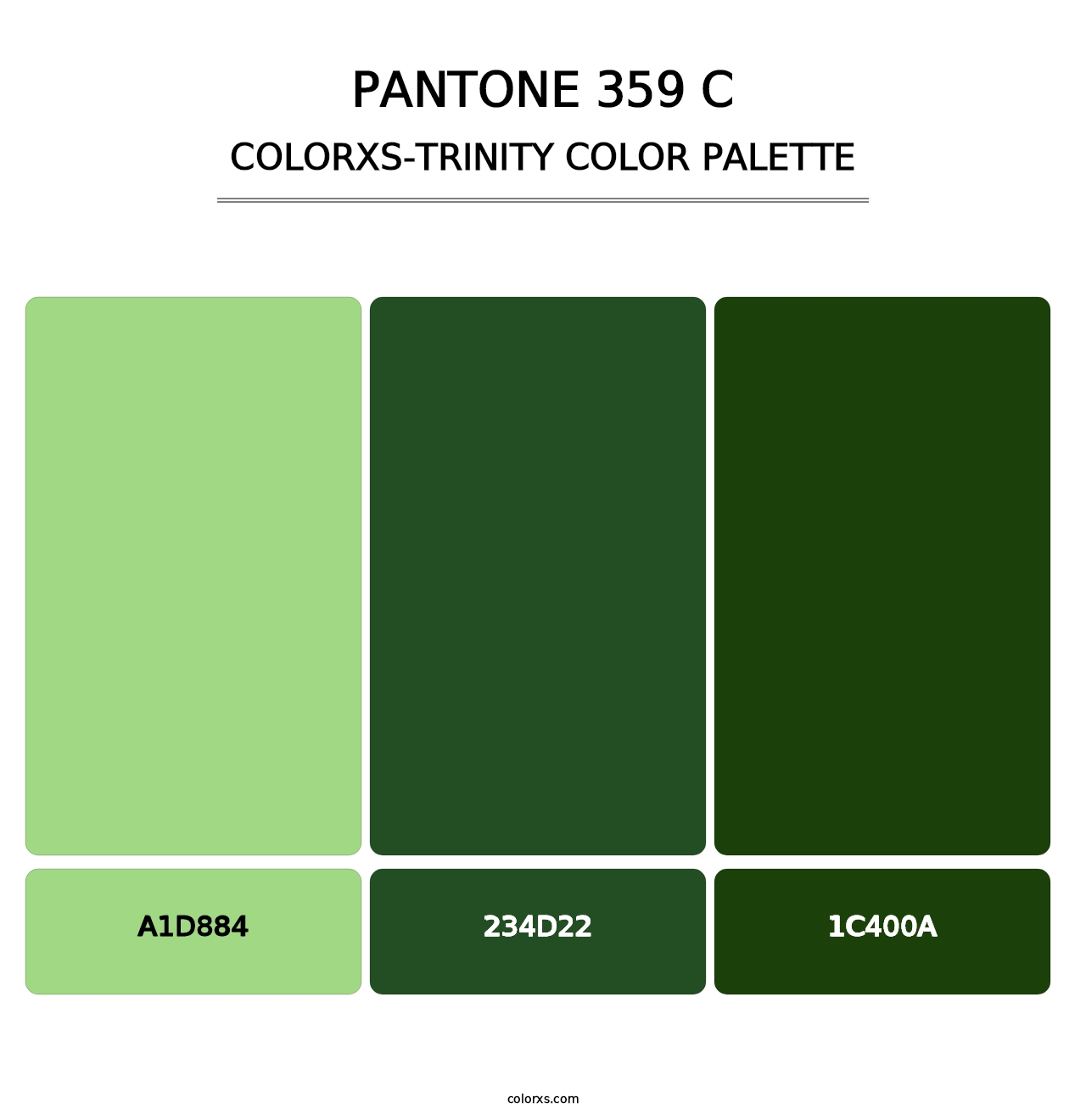 PANTONE 359 C - Colorxs Trinity Palette