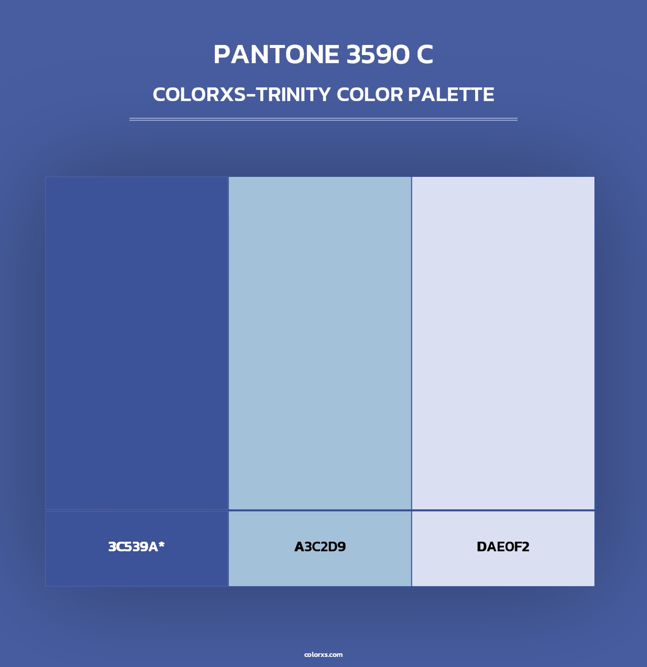 PANTONE 3590 C - Colorxs Trinity Palette