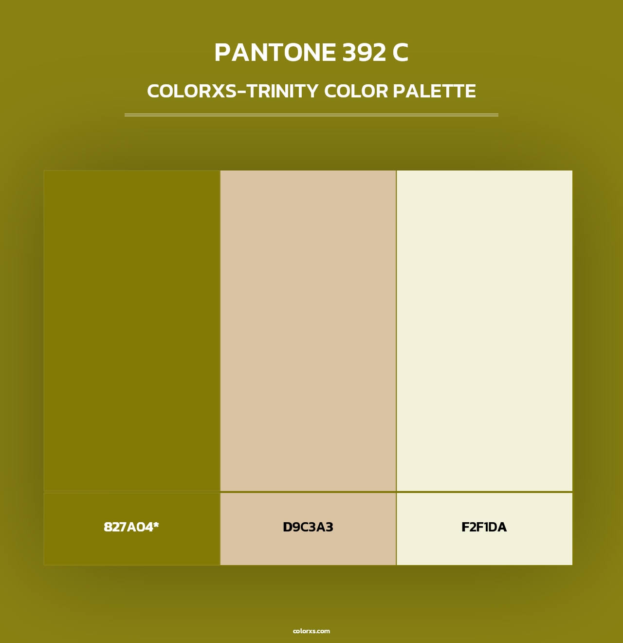 PANTONE 392 C - Colorxs Trinity Palette