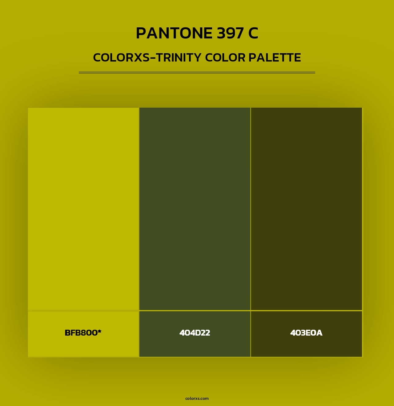 PANTONE 397 C - Colorxs Trinity Palette
