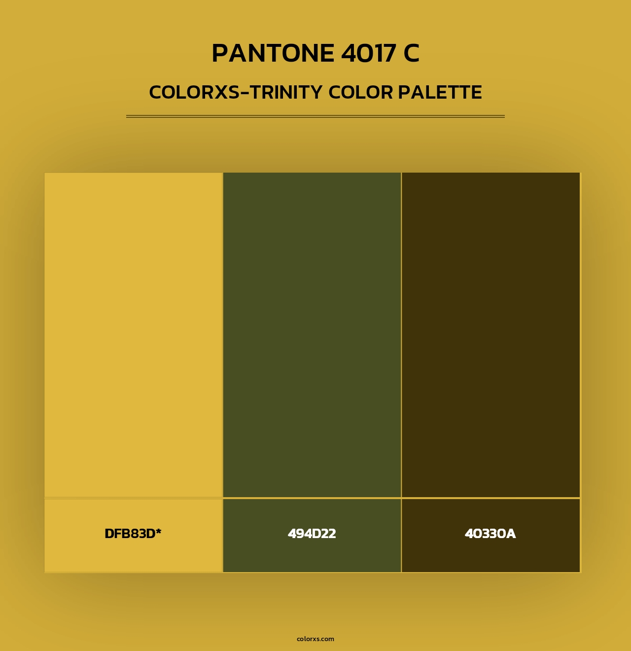 PANTONE 4017 C - Colorxs Trinity Palette