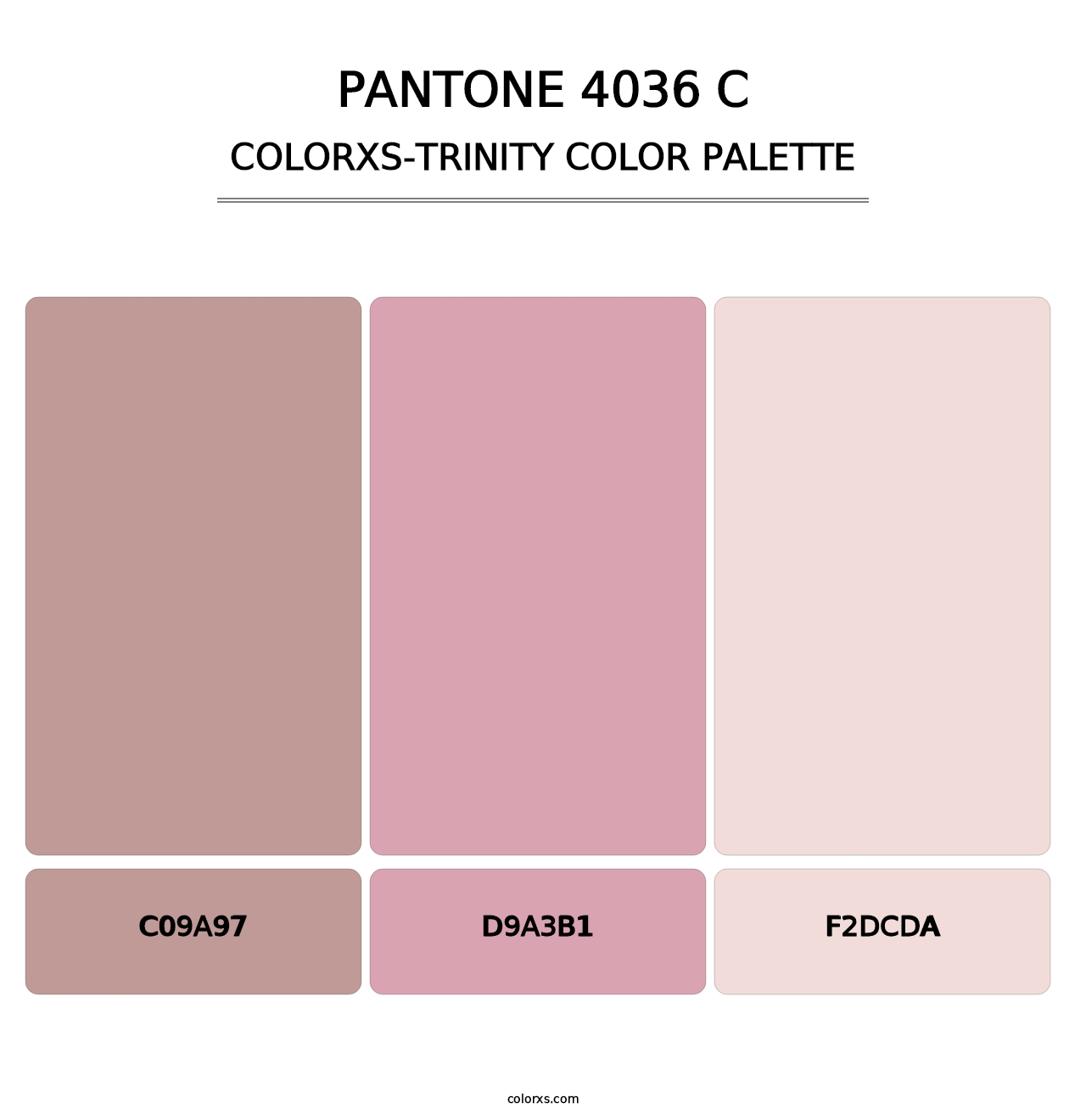 PANTONE 4036 C - Colorxs Trinity Palette
