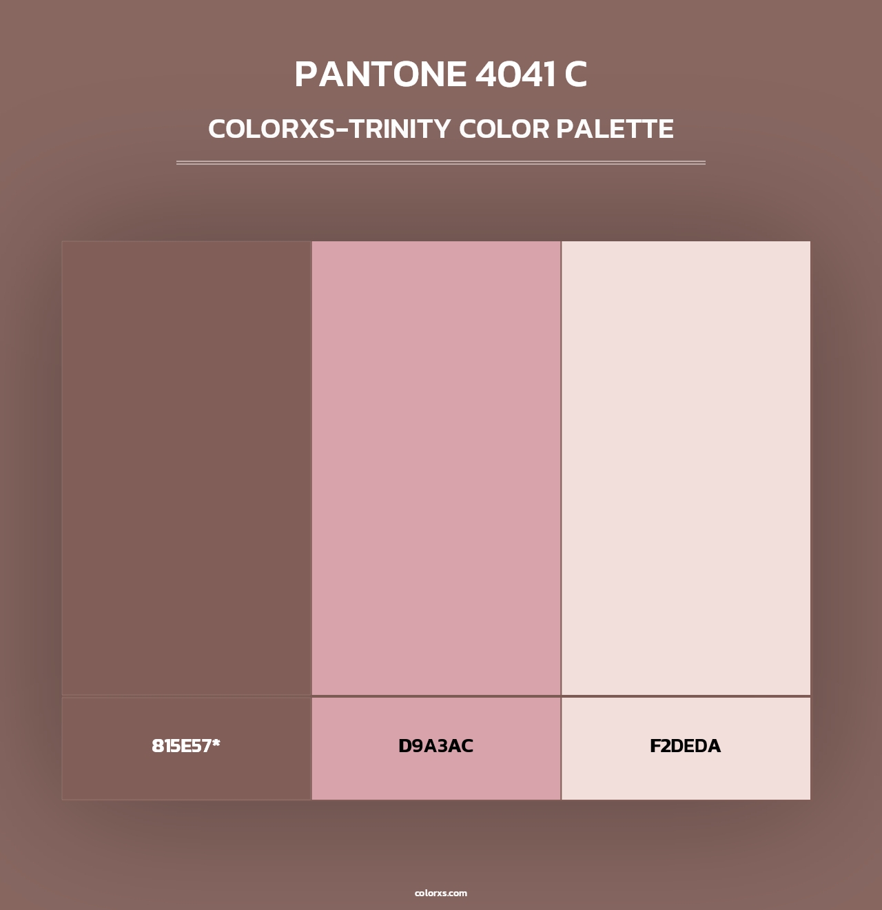 PANTONE 4041 C - Colorxs Trinity Palette
