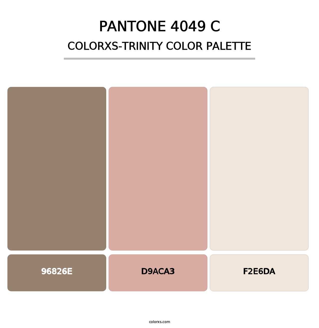 PANTONE 4049 C - Colorxs Trinity Palette