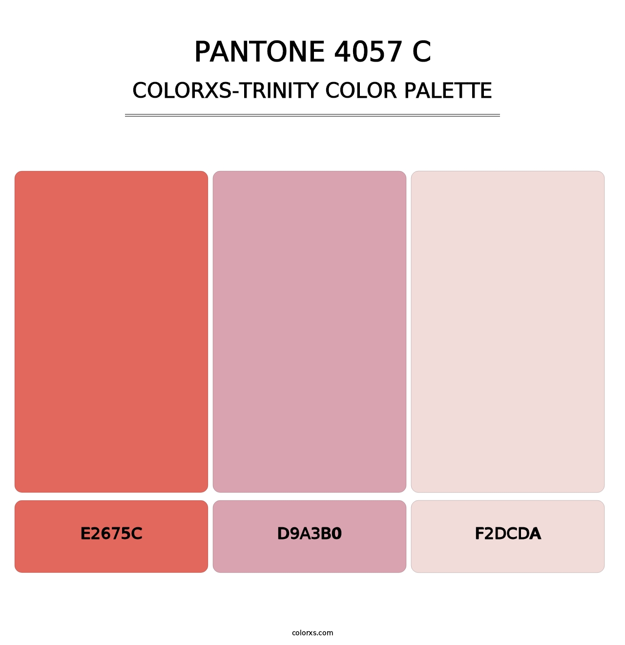 PANTONE 4057 C - Colorxs Trinity Palette