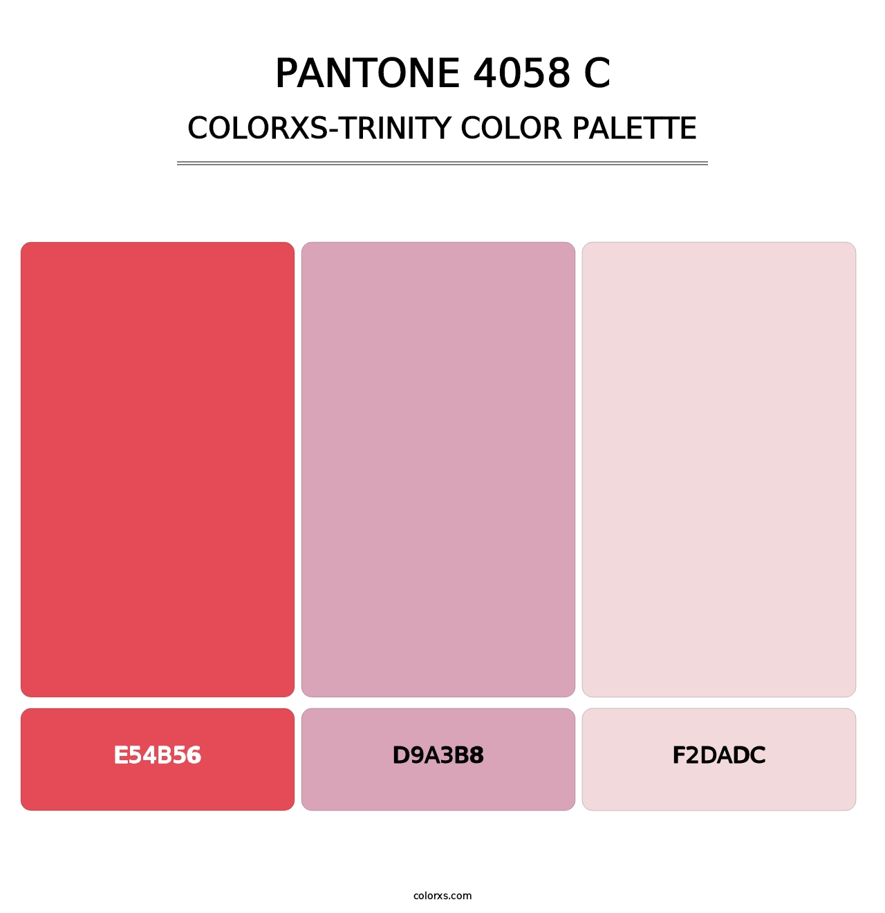 PANTONE 4058 C - Colorxs Trinity Palette
