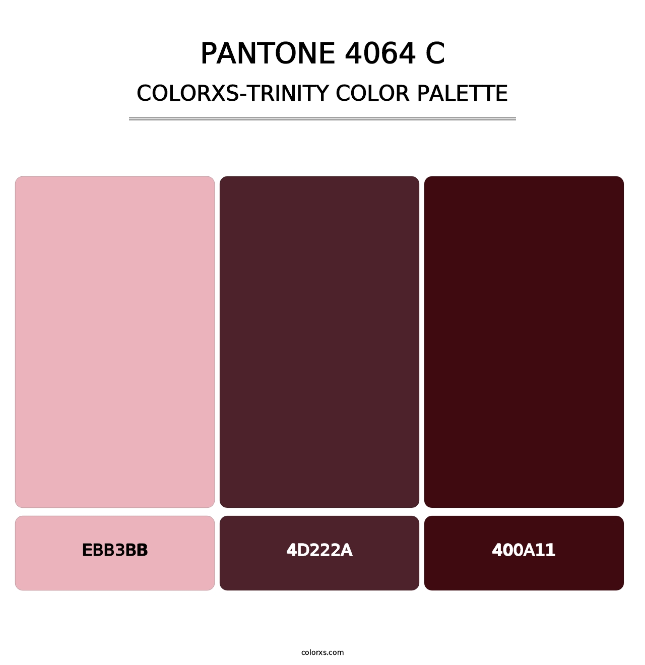 PANTONE 4064 C - Colorxs Trinity Palette