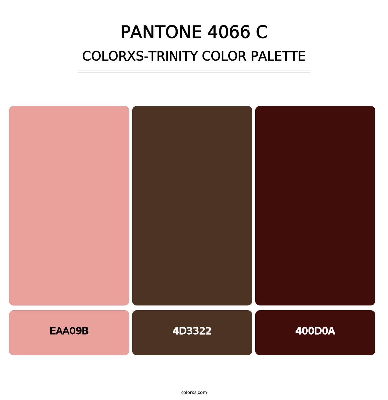 PANTONE 4066 C - Colorxs Trinity Palette