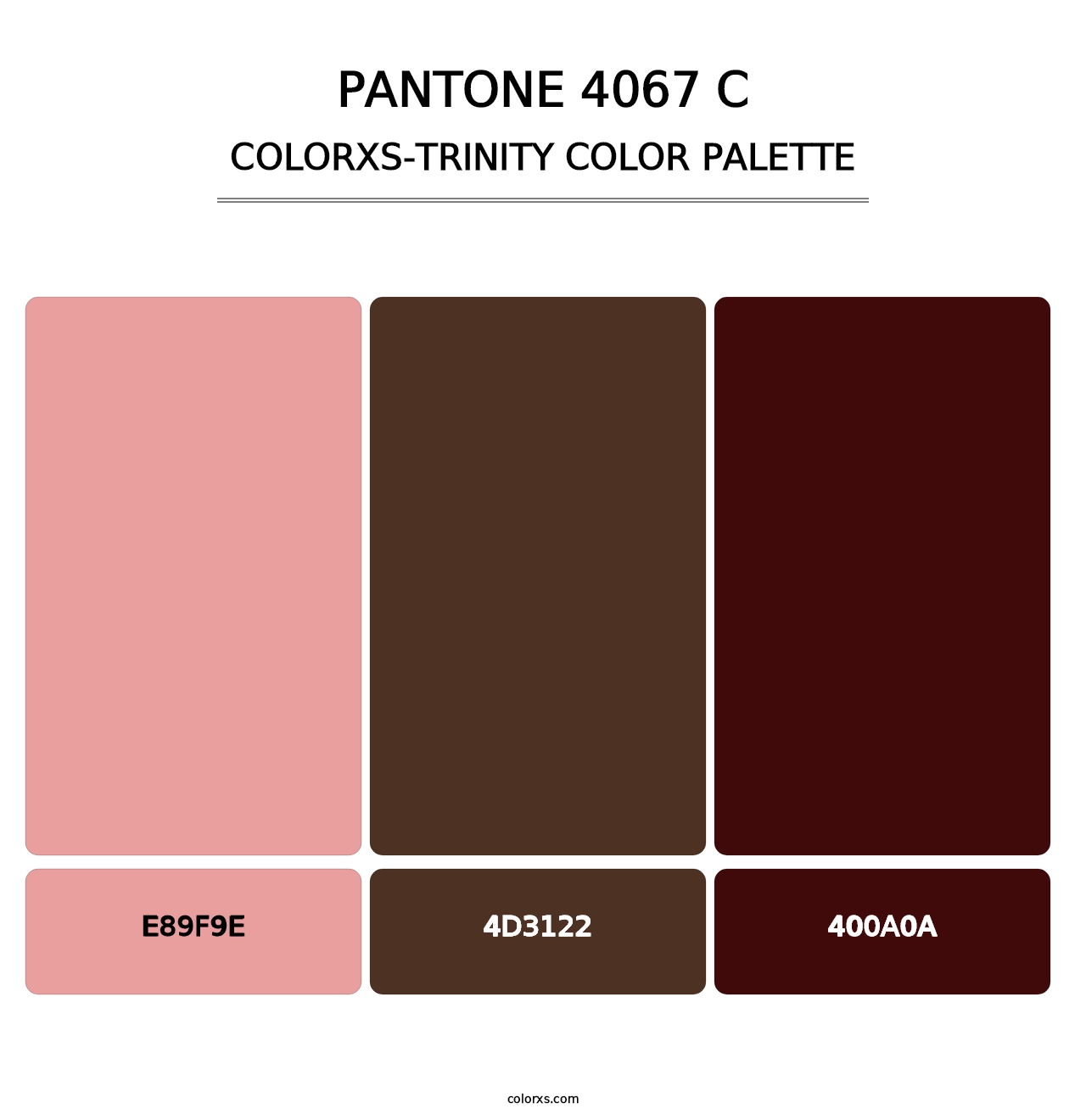 PANTONE 4067 C - Colorxs Trinity Palette