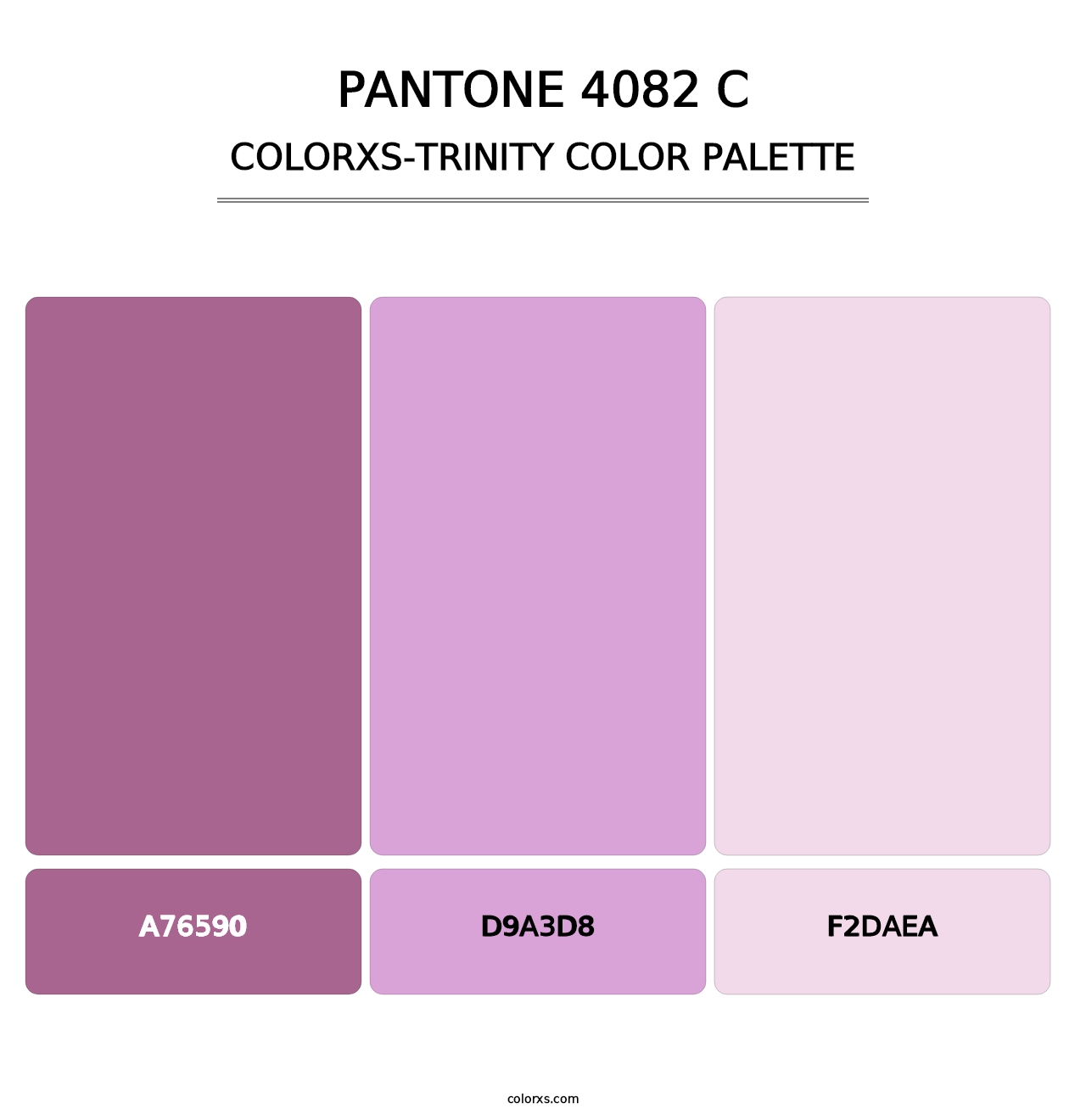 PANTONE 4082 C - Colorxs Trinity Palette
