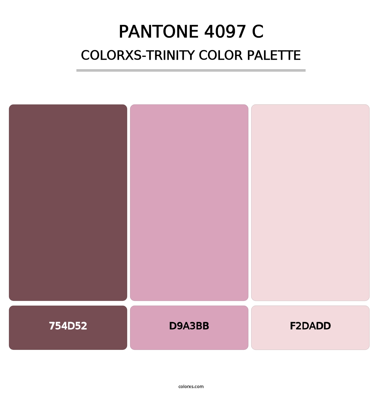 PANTONE 4097 C - Colorxs Trinity Palette